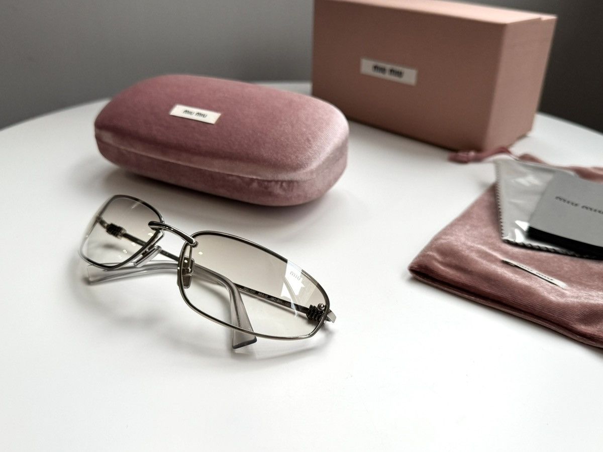Miu Miu NEW Miu Miu sunglasses Miu Miu MU A50S 1BC-8H1. Size ONE SIZE - 4 Thumbnail