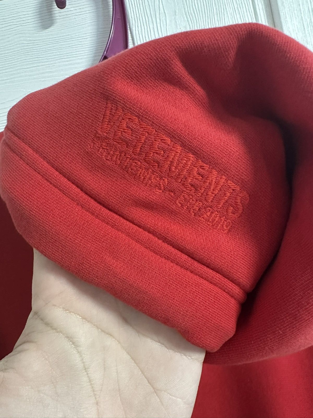 Vetements Vetements SS19 red secret society hoodie Size US S / EU 44-46 / 1 - 2 Thumbnail