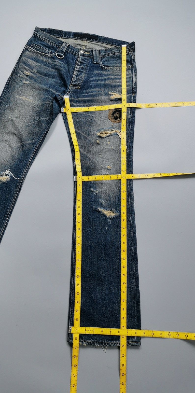 Mastermind Japan × Roar Roar Crossguns Japan Bootcut Jeans Size US 32 / EU 48 - 21 Thumbnail