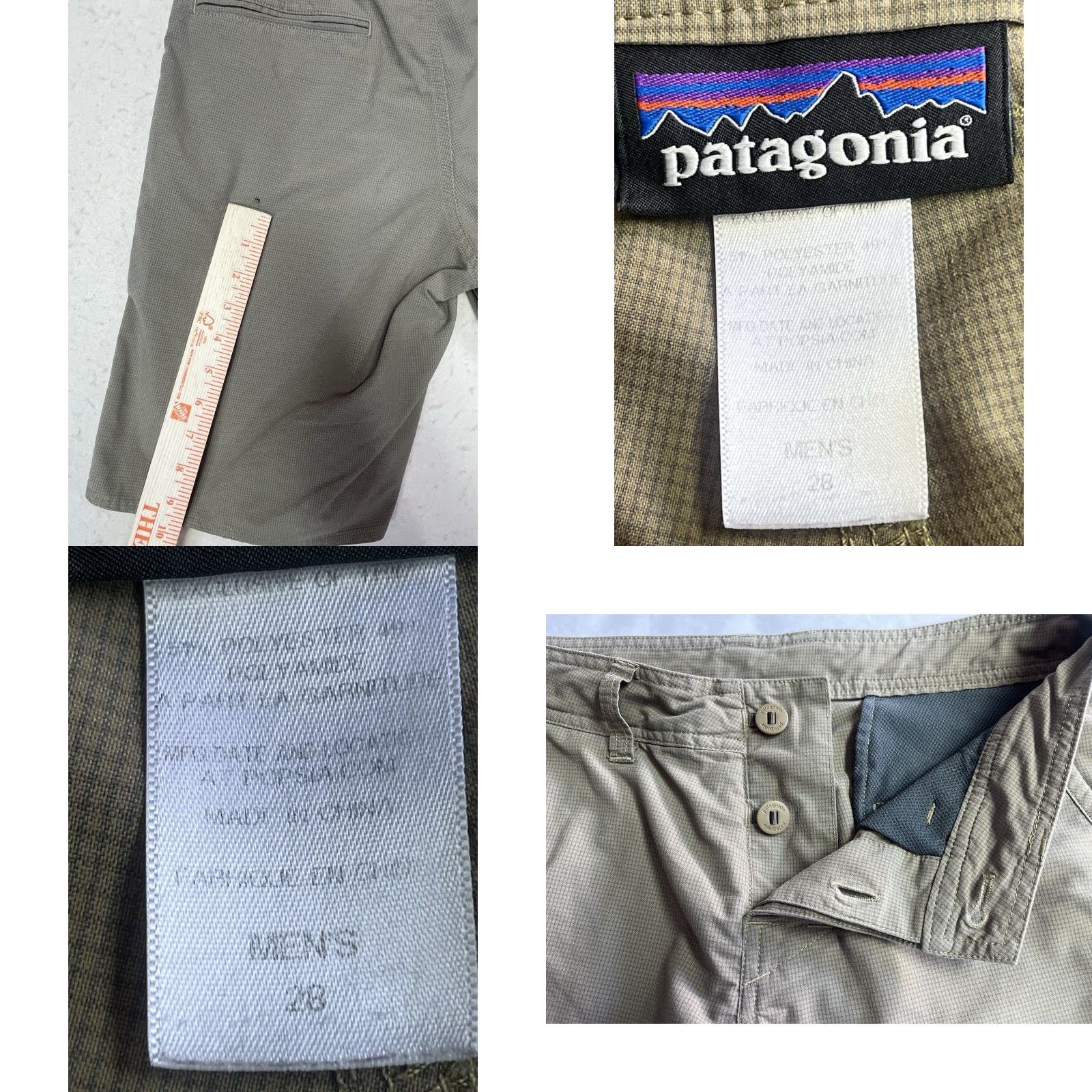 Patagonia Patagonia Shorts Men Size 28 Brown Nylon Elastane Stretch Chino Beach Casual Pockets Slant Pocket See All Pics Size US 28 / EU 44 - 8 Thumbnail