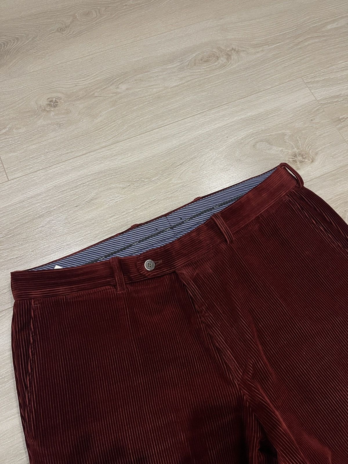 Bugatti Bugatti Corduroy Pants burgundy mens Size US 36 / EU 52 - 2 Thumbnail