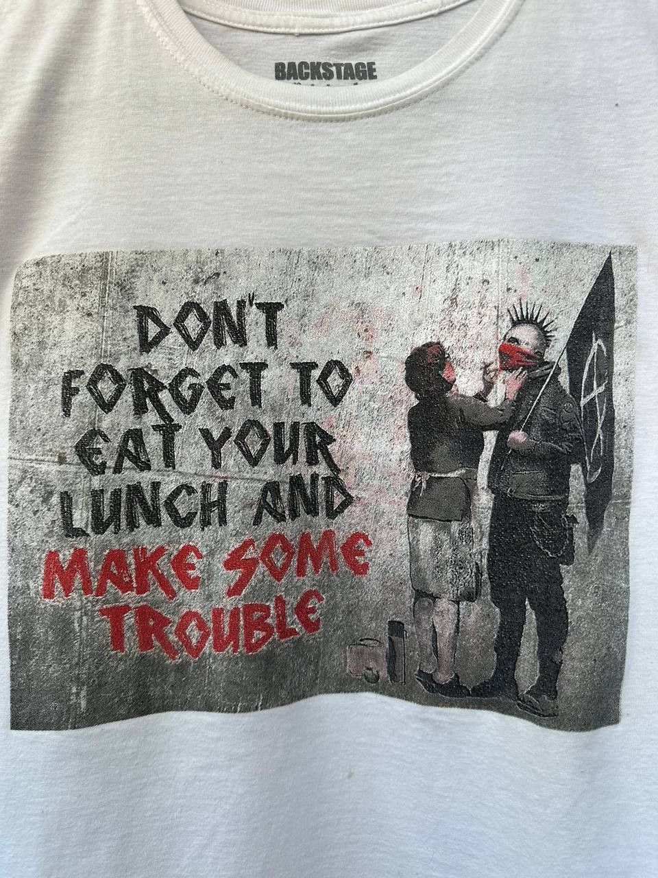 Other Punk Mom Rare BackStage T-Shirt "Make Some Trouble" Size US S / EU 44-46 / 1 - 7 Thumbnail