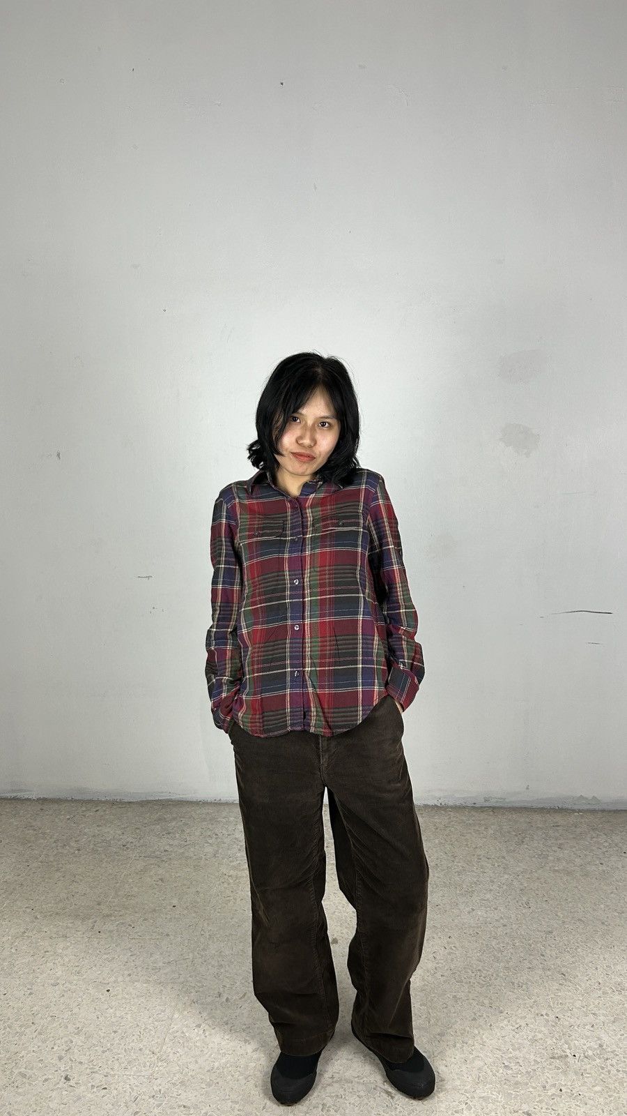 Lauren Ralph Lauren × Polo Ralph Lauren × Ralph Lauren Lauren Ralph Lauren Petite Flannel Shirt Size S / US 4 / IT 40 - 3 Thumbnail