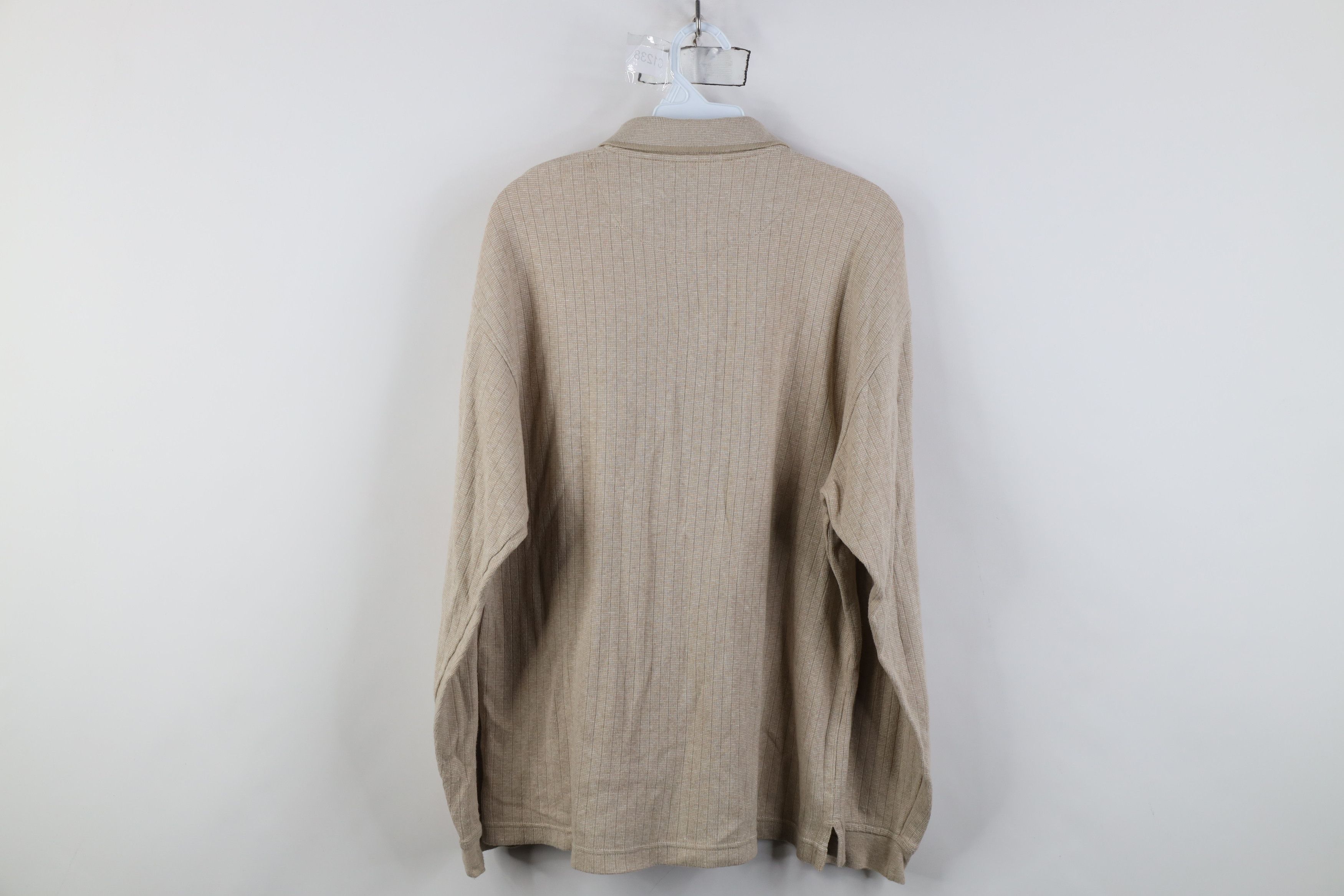 Vintage Vintage Y2K Streetwear Ribbed Knit Long Sleeve Rugby Polo Size US M / EU 48-50 / 2 - 9 Thumbnail