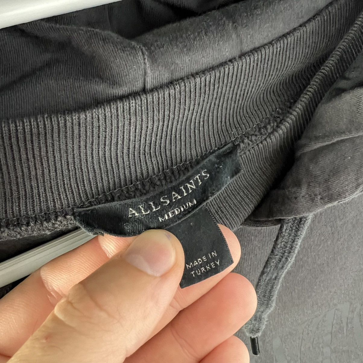 Allsaints Vintage Y2K AllSaints Big Logo Oversized Fit Hoodie Size US M / EU 48-50 / 2 - 4 Thumbnail