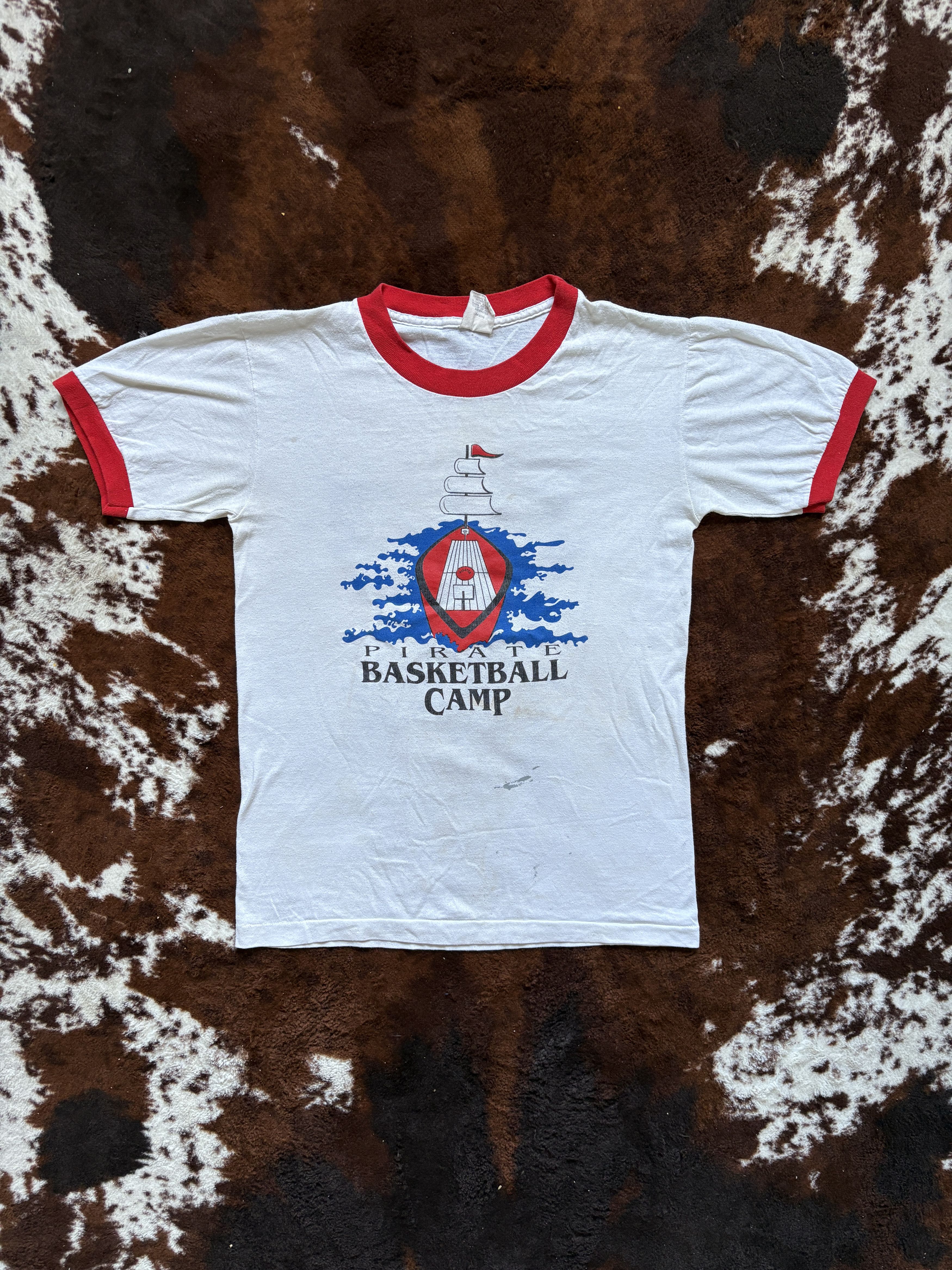 Vintage Vintage 70s Pirate Ringer Tee Size US S / EU 44-46 / 1 - 1 Thumbnail