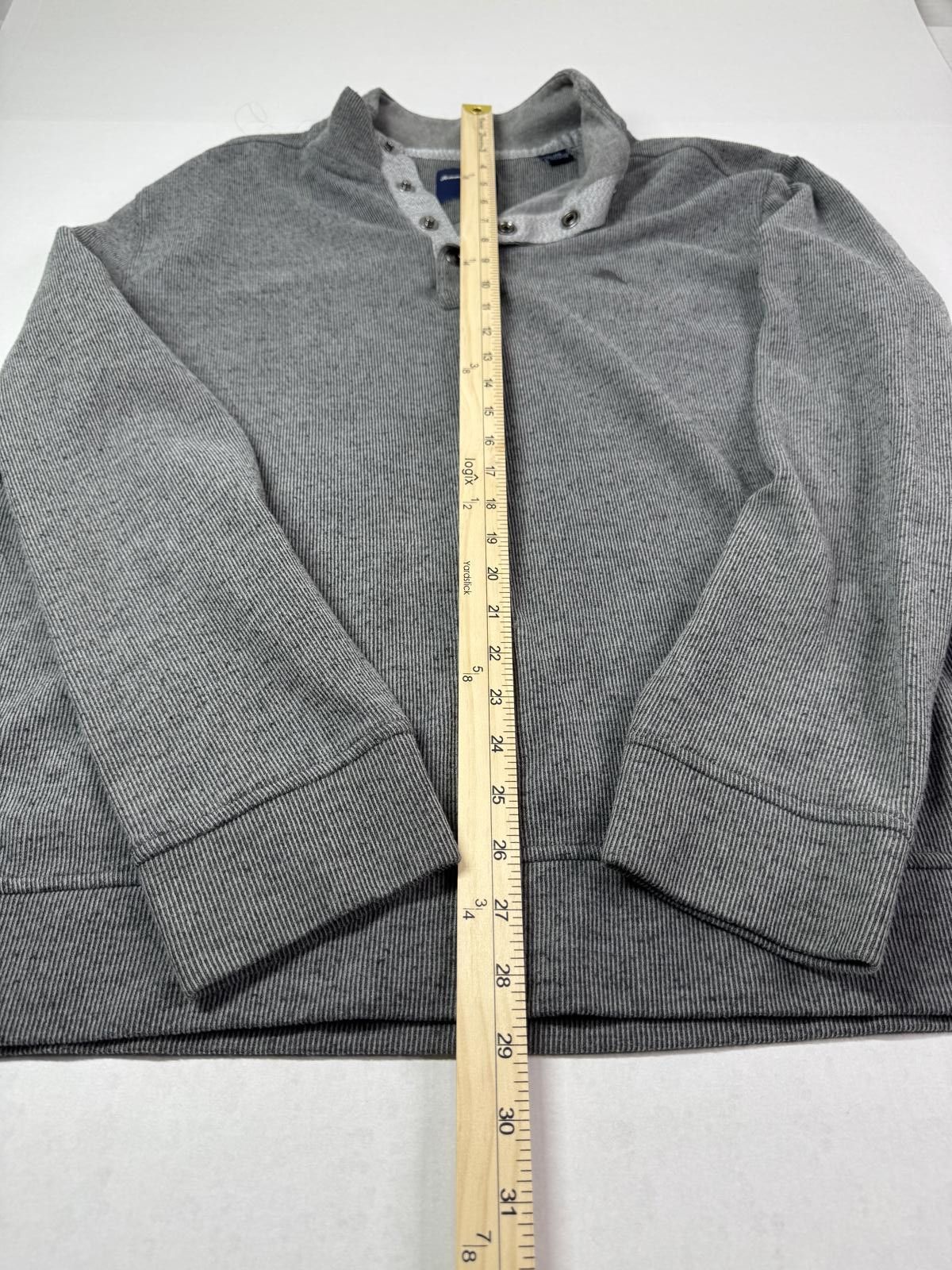 Tommy Bahama Tommy Bahama 1/4 Button Up Men’s Gray XL Long Sweater Size US XL / EU 56 / 4 - 4 Thumbnail