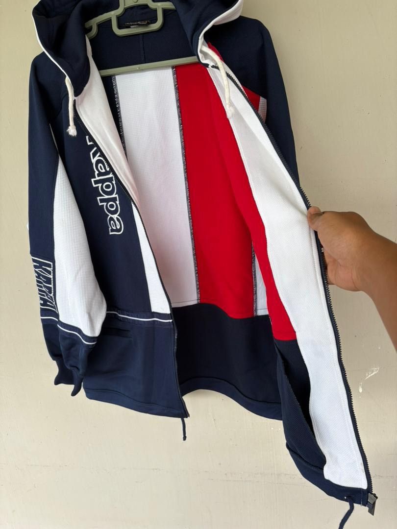 Kappa Vtg 90's Kappa Sweater Jacket France Flag Color Design Size US L / EU 52-54 / 3 - 5 Thumbnail