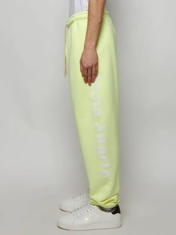 Palm Angels o1mle0426 Logo Drawstring Motif Sweatpants in Yellow Size US 30 / EU 46 - 2 Thumbnail