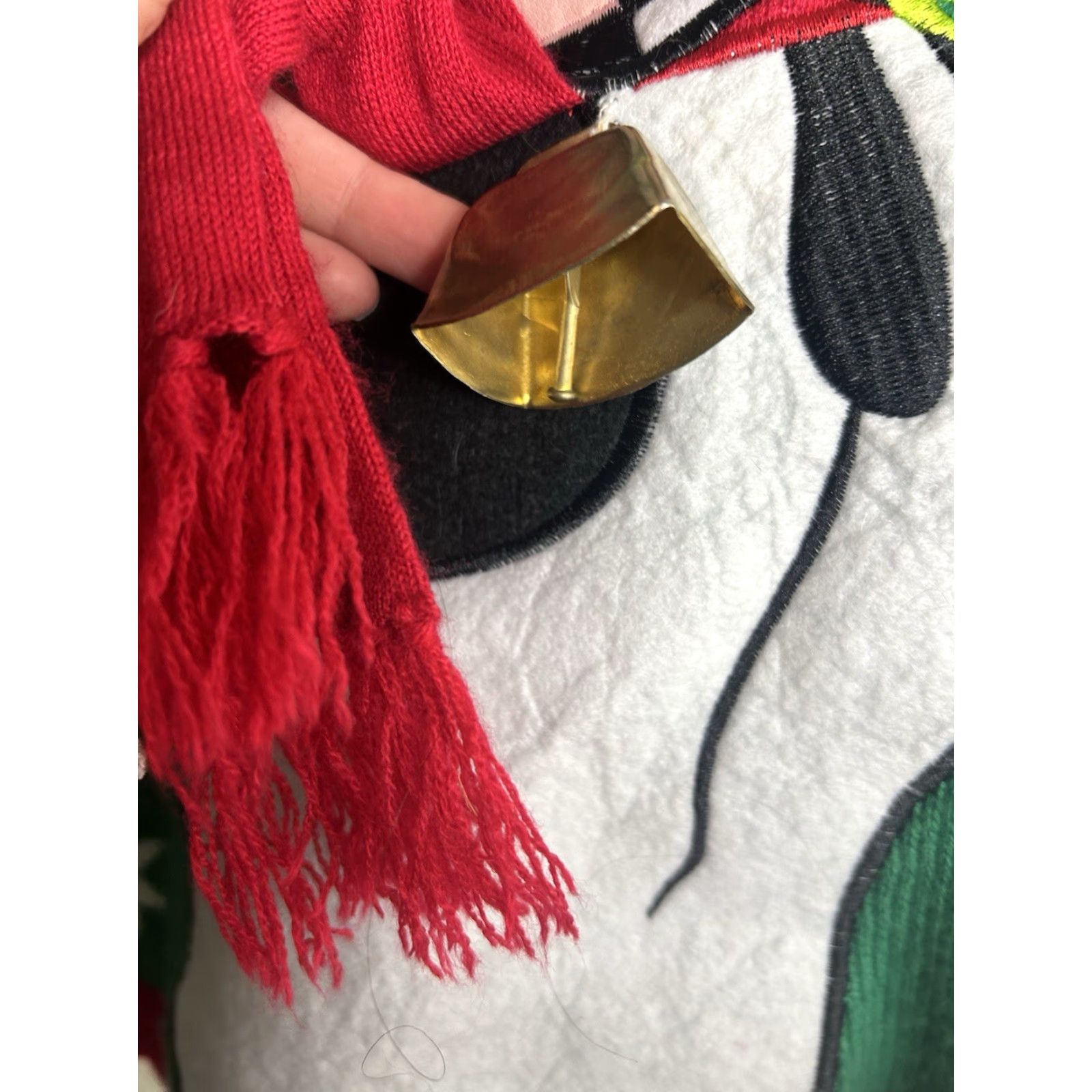 Vintage Jolly Sweaters Mens Medium Green Ugly Christmas Sweater Cow Cowbell Pullover Acrylic Size US M / EU 48-50 / 2 - 7 Thumbnail