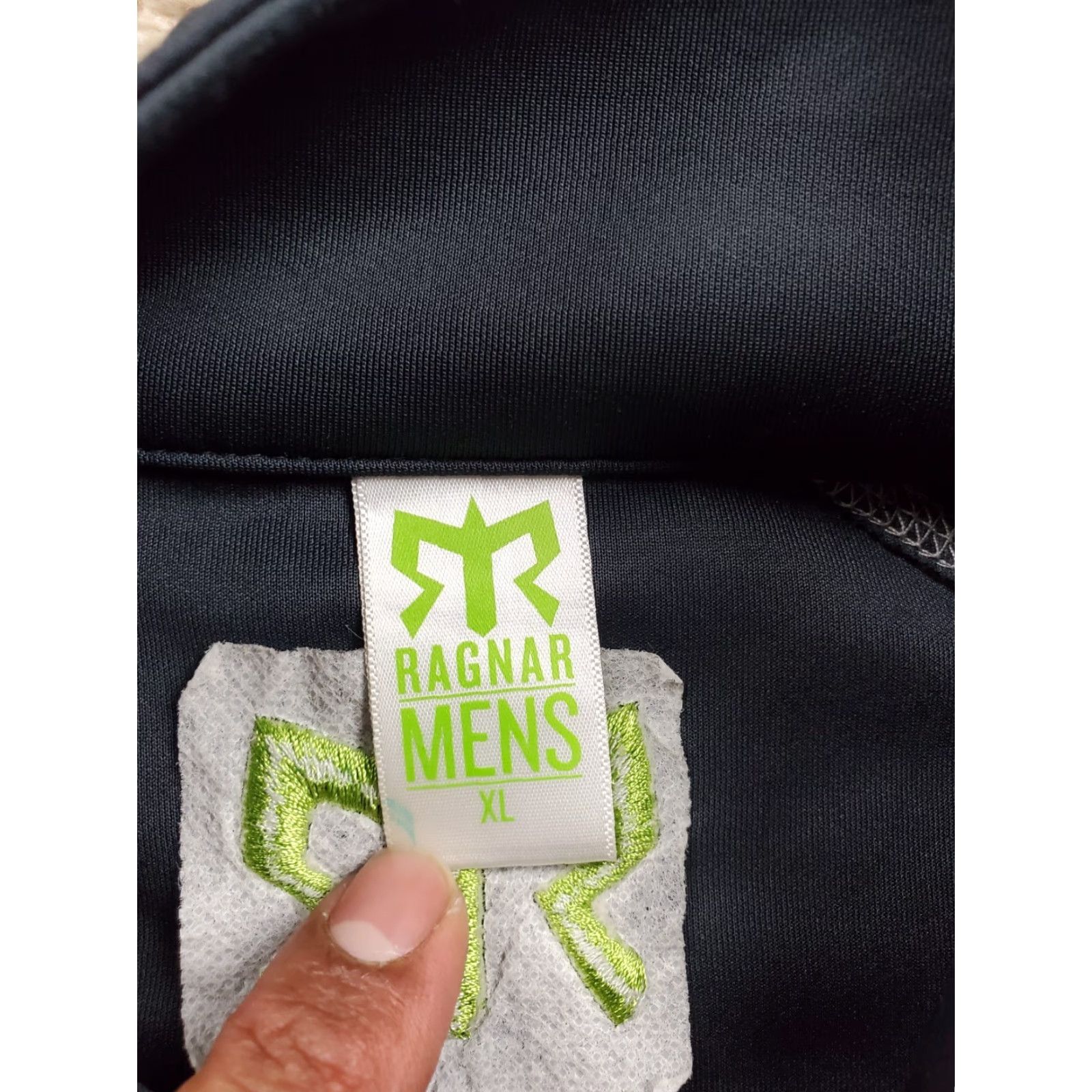 Vintage Ragnar Track Jacket Men XL Gray Full Zip Pockets Mock Neck Athletic Slim Fit/Activewear Short Jacket - Track Jacket, Full Zip, Pockets, Gray, XL, Men Size US XL / EU 56 / 4 - 4 Thumbnail