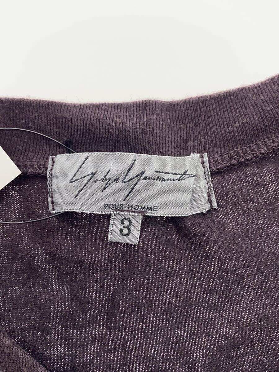Yohji Yamamoto Pour Homme Raglan Three Quarter Sleeve Tee Size US L / EU 52-54 / 3 - 3 Thumbnail