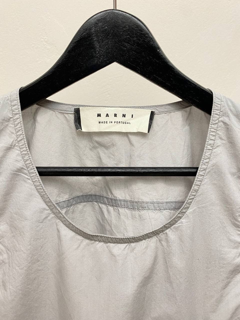 Marni Marni Pocket Round Neck Gray Tunic Tank Top Size S / US 4 / IT 40 - 4 Thumbnail