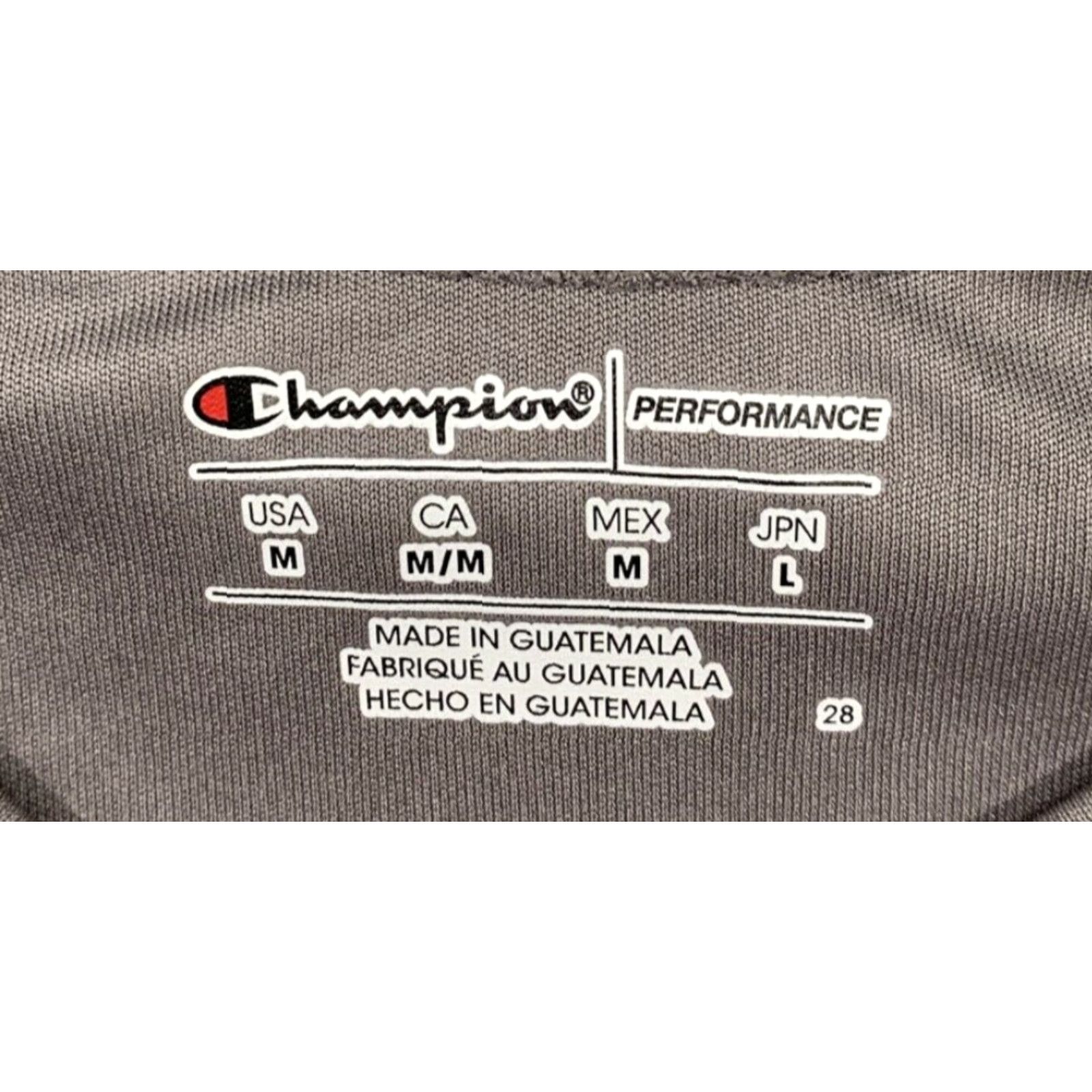 Champion NEW Champion Performance T-Shirt Men’s Medium Athletic V-Neck Gray Logo NWT Size US M / EU 48-50 / 2 - 7 Thumbnail