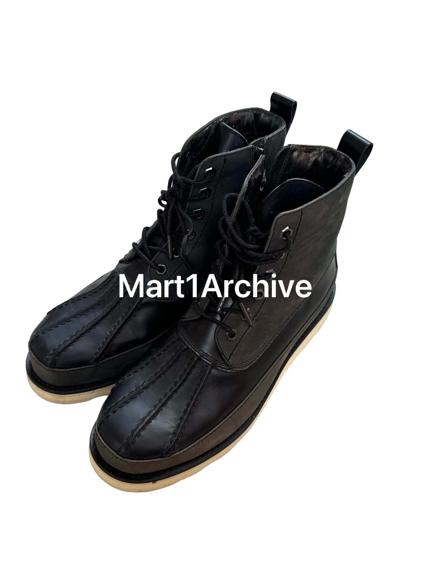 PPFM PPFM Leather Duck Boots Size M Size US 9 / EU 42 - 1 Thumbnail