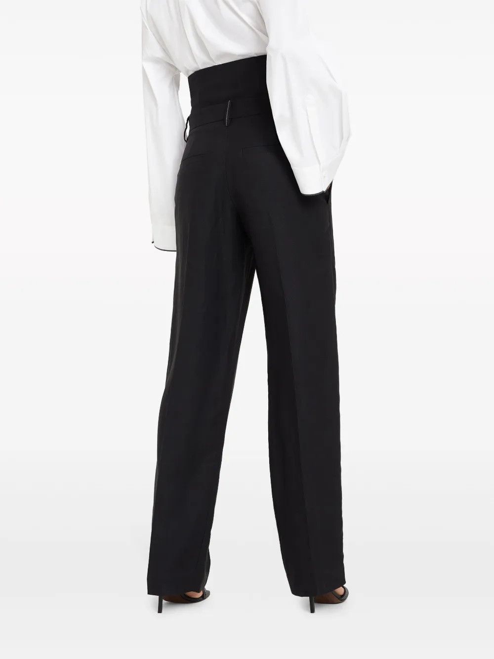 Brunello Cucinelli o1la1rc1a0425 Pants in Black Size 28" / US 6 / IT 42 - 4 Thumbnail