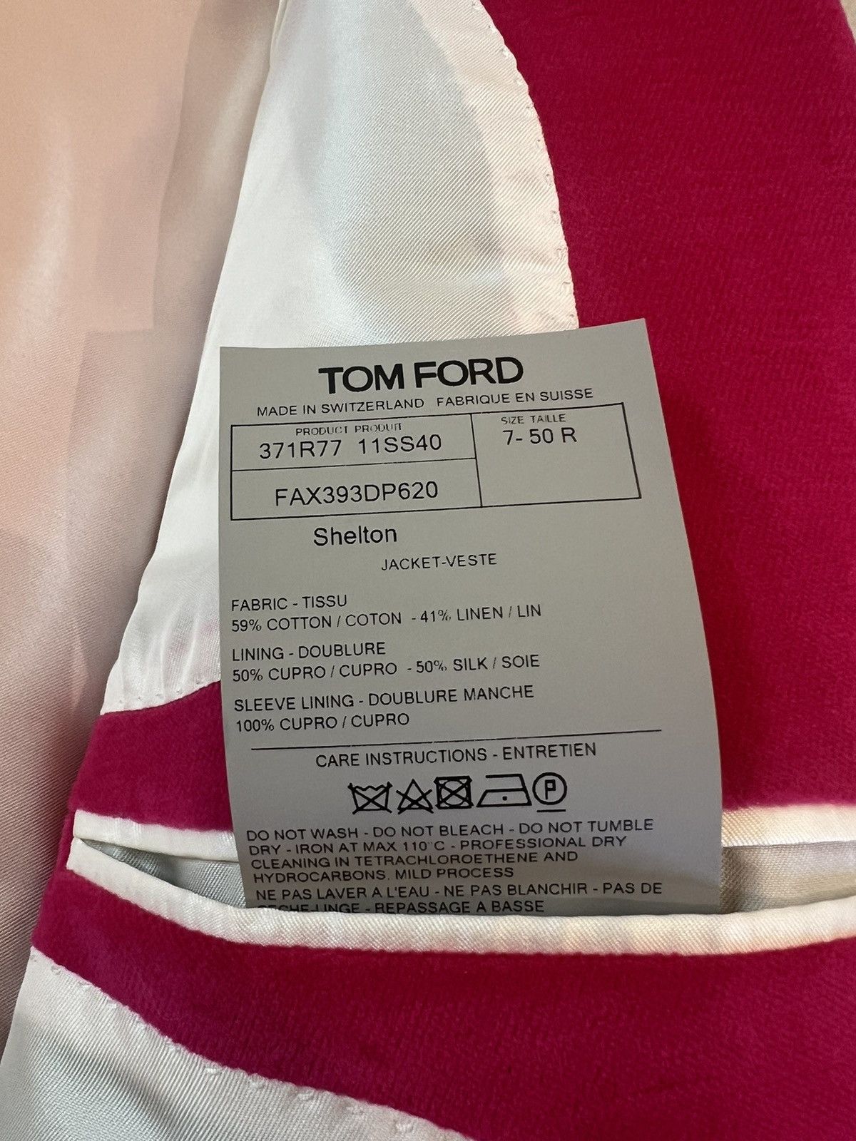 Tom Ford Tom Ford blazer Size 50R - 2 Thumbnail