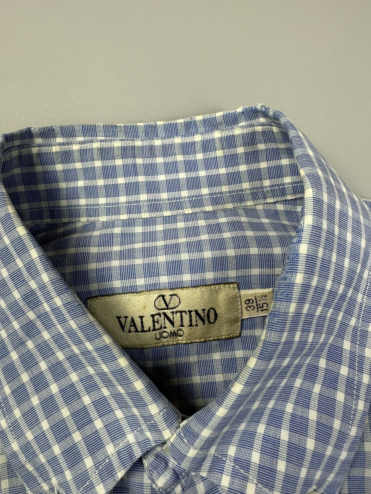 Valentino × Vintage Valentino Archive Check Polo Shirt Large Size US L / EU 52-54 / 3 - 4 Thumbnail