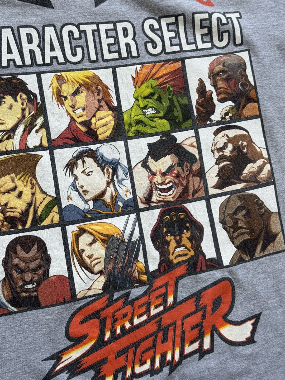 Street Fighter × Vintage Street fighter Capcom character select big logo Size US XL / EU 56 / 4 - 3 Thumbnail