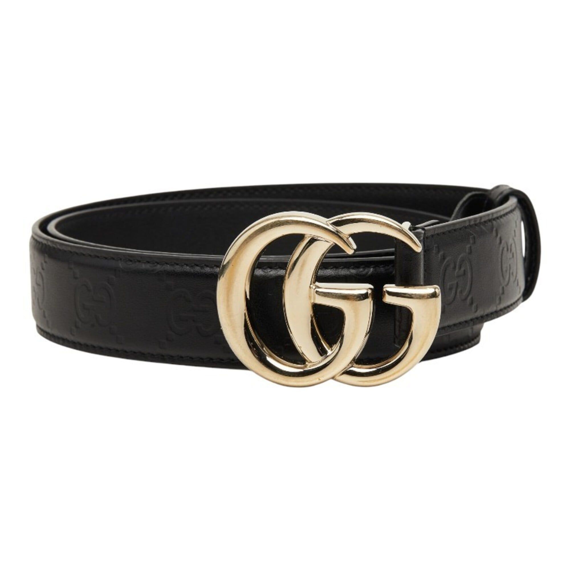Gucci Belt 65 26 Black Leather GUCCI Leather belt | NET-A-PORTER main image 2