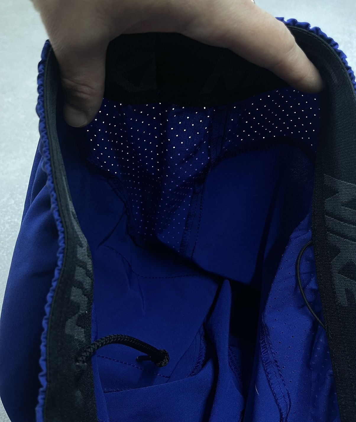 Nike × Nike ACG Mens Nike Dri Fit Blue Shorts Big Logo Swoosh Y2K ACG TN Size US 34 / EU 50 - 6 Thumbnail