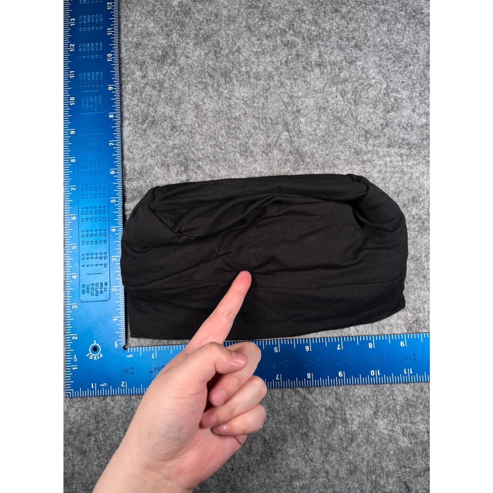 Vintage Christine Headwear Striped Turban Beanie Womens One Size Black Viscose Bamboo Lightweight Casual Size ONE SIZE - 5 Thumbnail