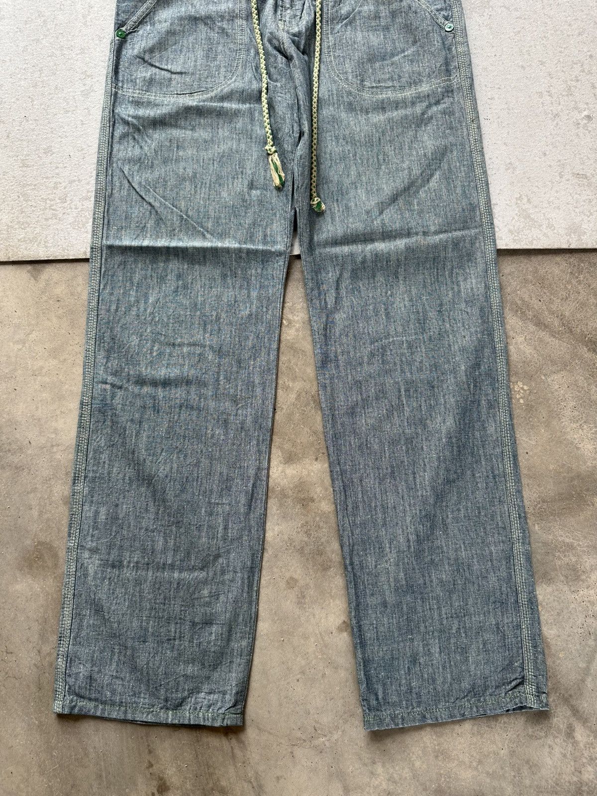 Edwin 712RS Vintage EDWIN TOKYO-JAPAN WorkWear Roll Ups Denim Pant Size US 33 - 4 Thumbnail