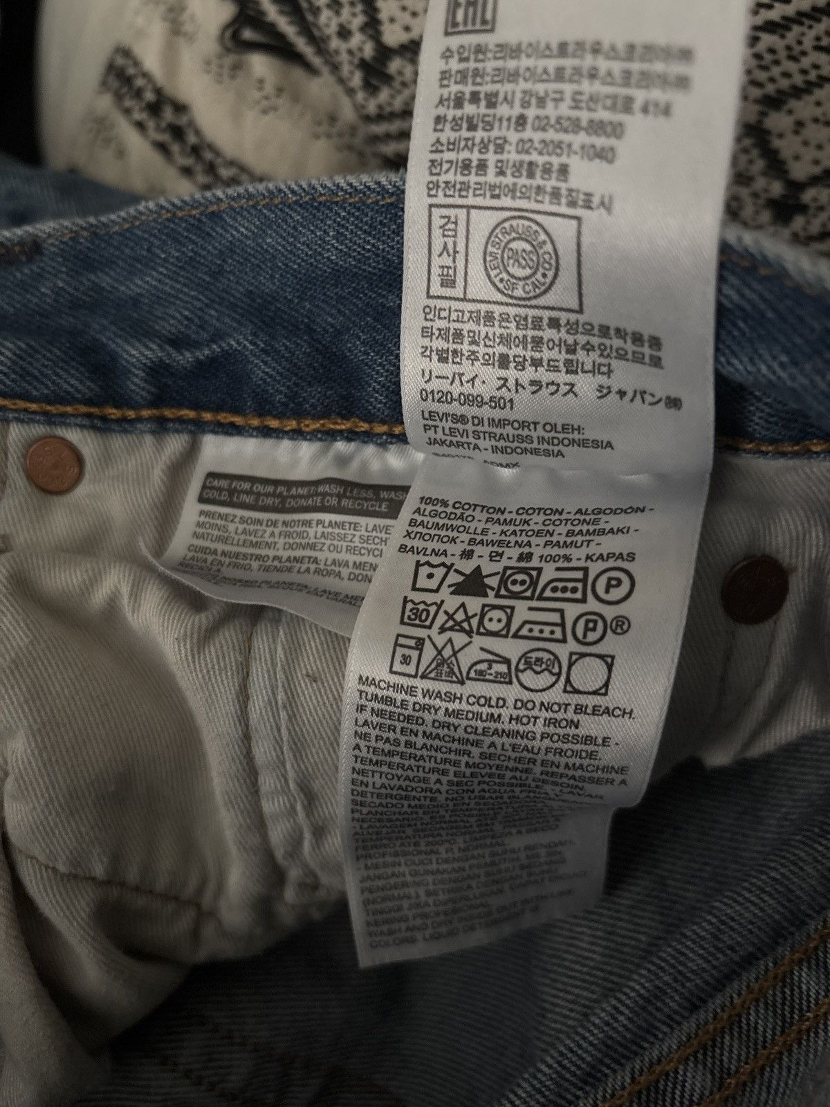 DENIM TEARS × Stussy Stussy X Denim Tears Jeans Size US 30 / EU 46 - 4 Thumbnail