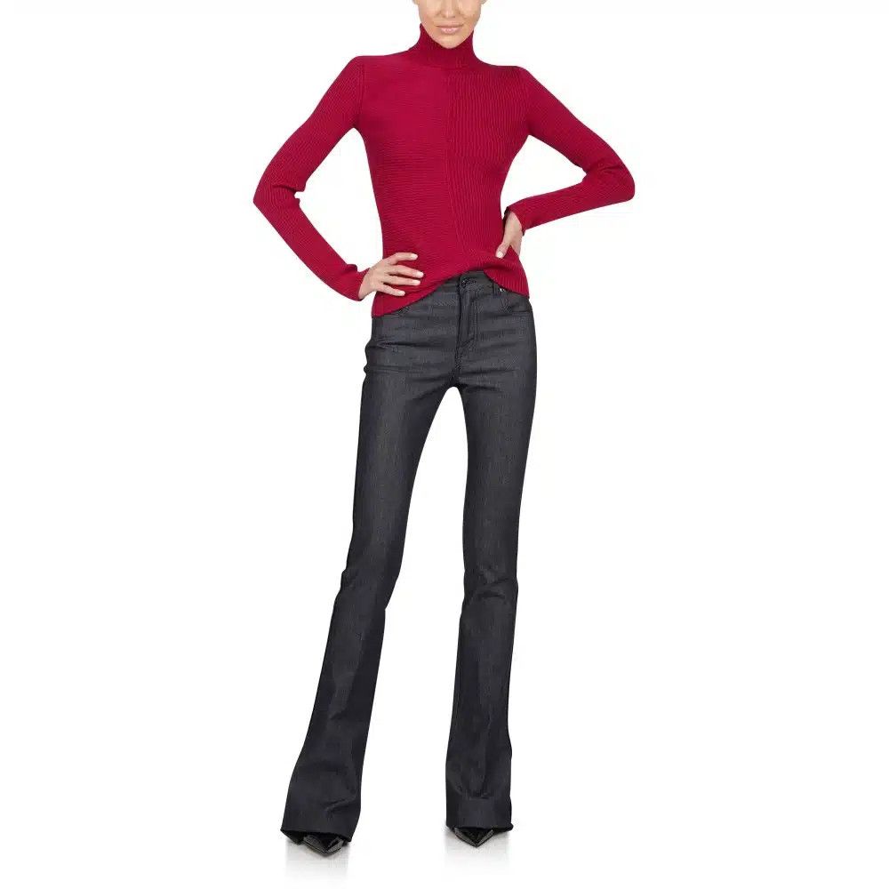 Tom Ford o1loc1c1124 MAK1158 Cashmere Turtleneck Sweater in Fuchsia Size XS / US 0-2 / IT 36-38 - 2 Thumbnail