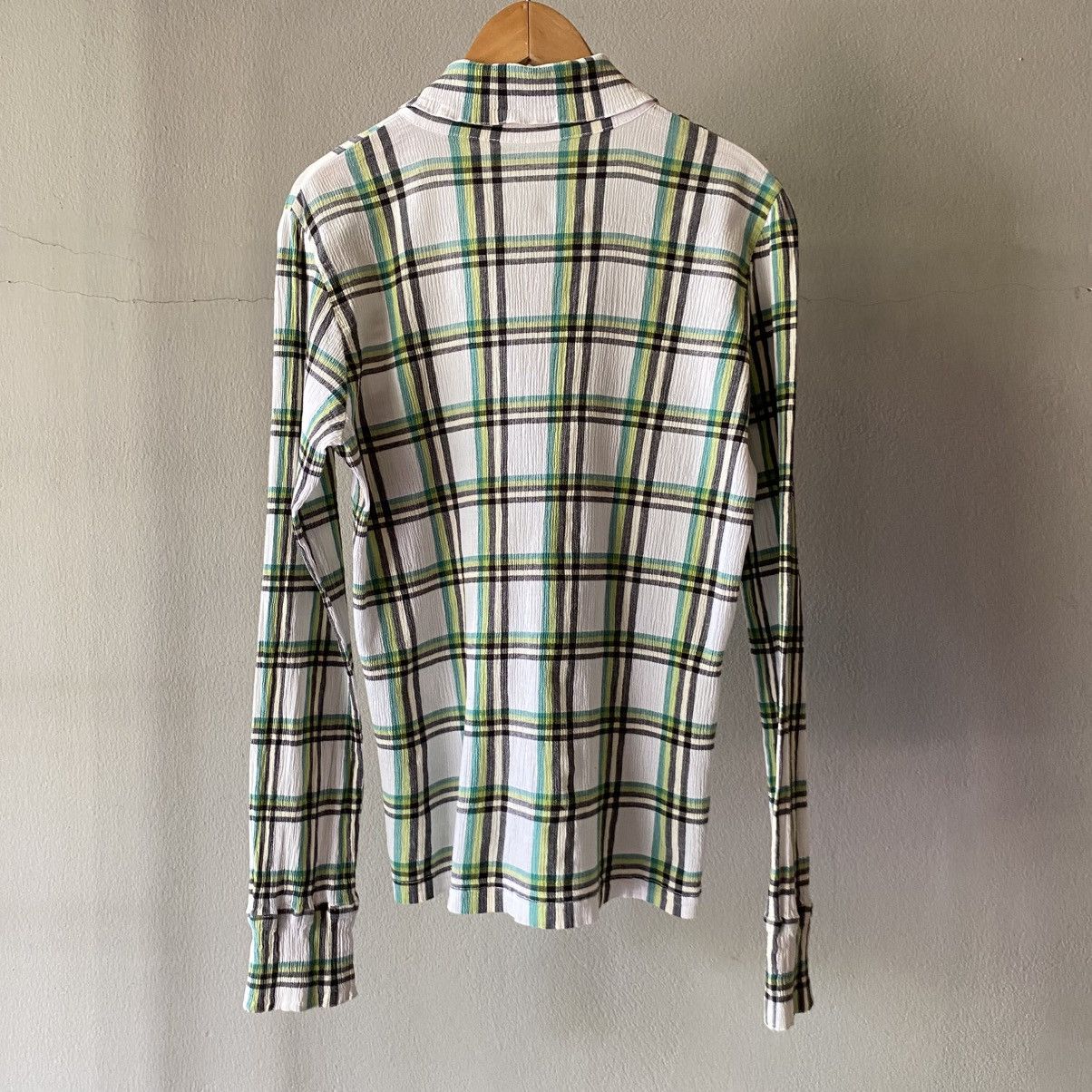 Tsumori Chisato Tsumori Chisato Plaid Long Sleeve Button-Up Shirt Size XS / US 0-2 / IT 36-38 - 11 Thumbnail