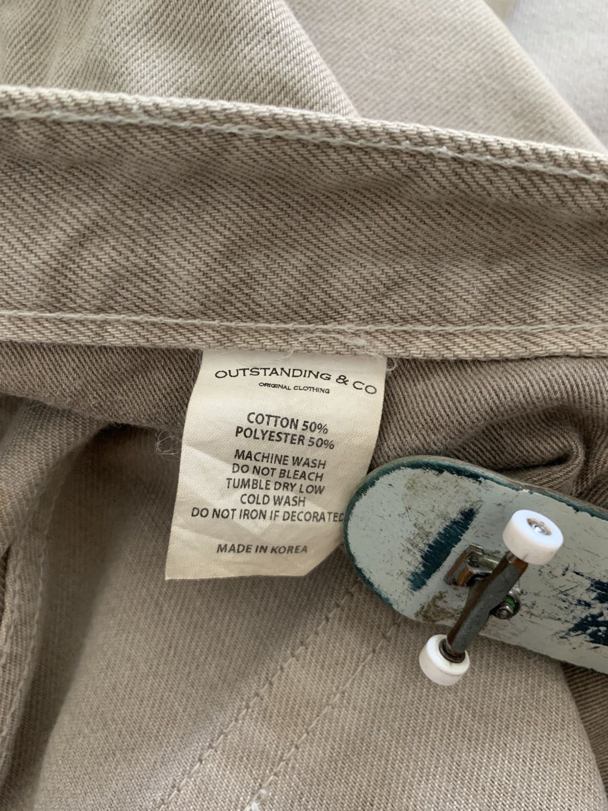 Japanese Brand Outstanding & Co Reguler Wide Baggy Jeans Size US 30 / EU 46 - 5 Thumbnail
