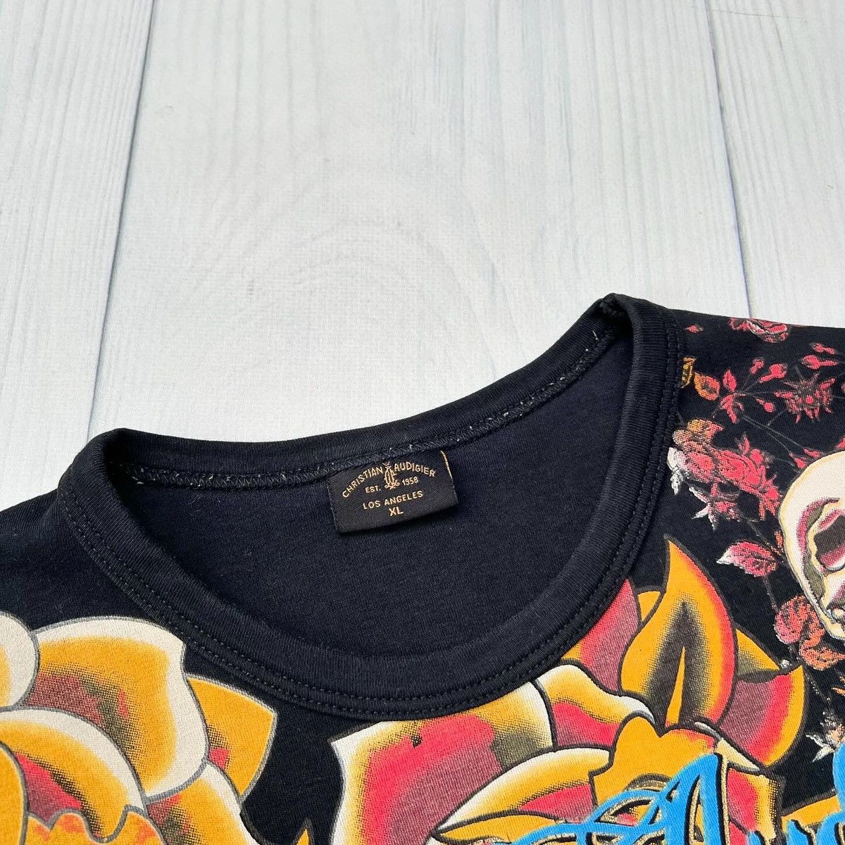 Christian Audigier Ed Hardy Christian Audigier t-shirt vintage Size US XL / EU 56 / 4 - 2 Thumbnail