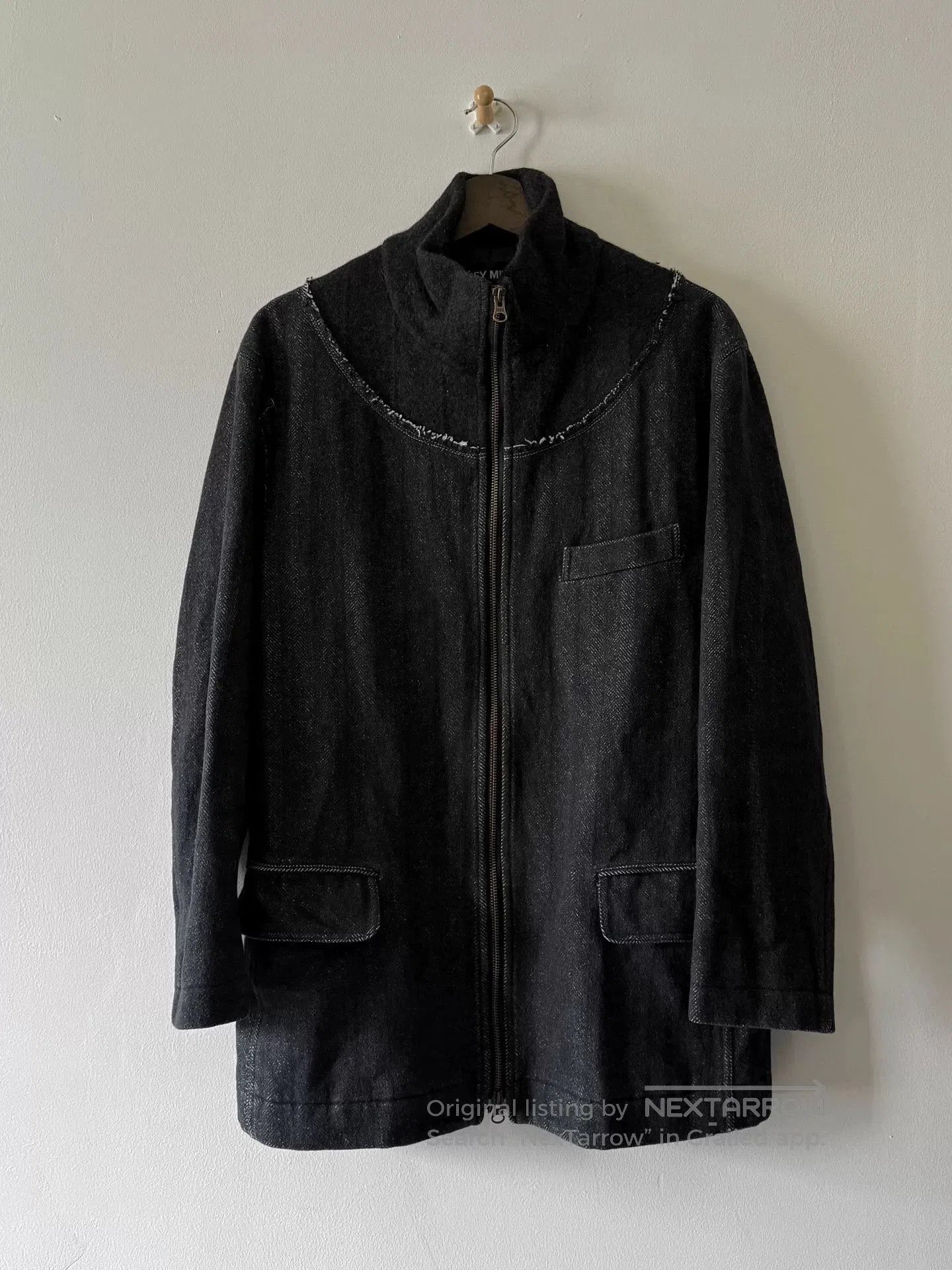 Issey Miyake unique issey miyake black jacket with fringe. Size US S / EU 44-46 / 1 - 1 Thumbnail