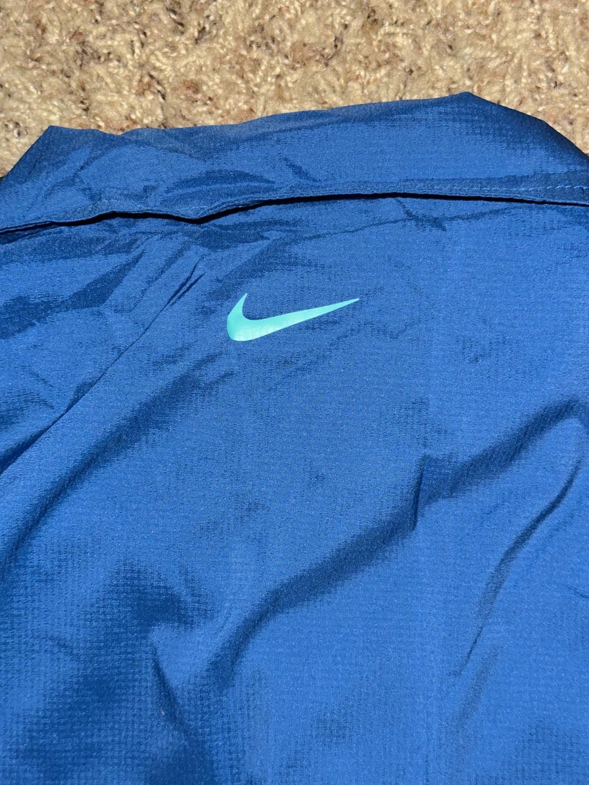 Nike Nike Mens STORM-FIT ConvertibleGreen Teal Golf Jacket Size US M / EU 48-50 / 2 - 9 Thumbnail