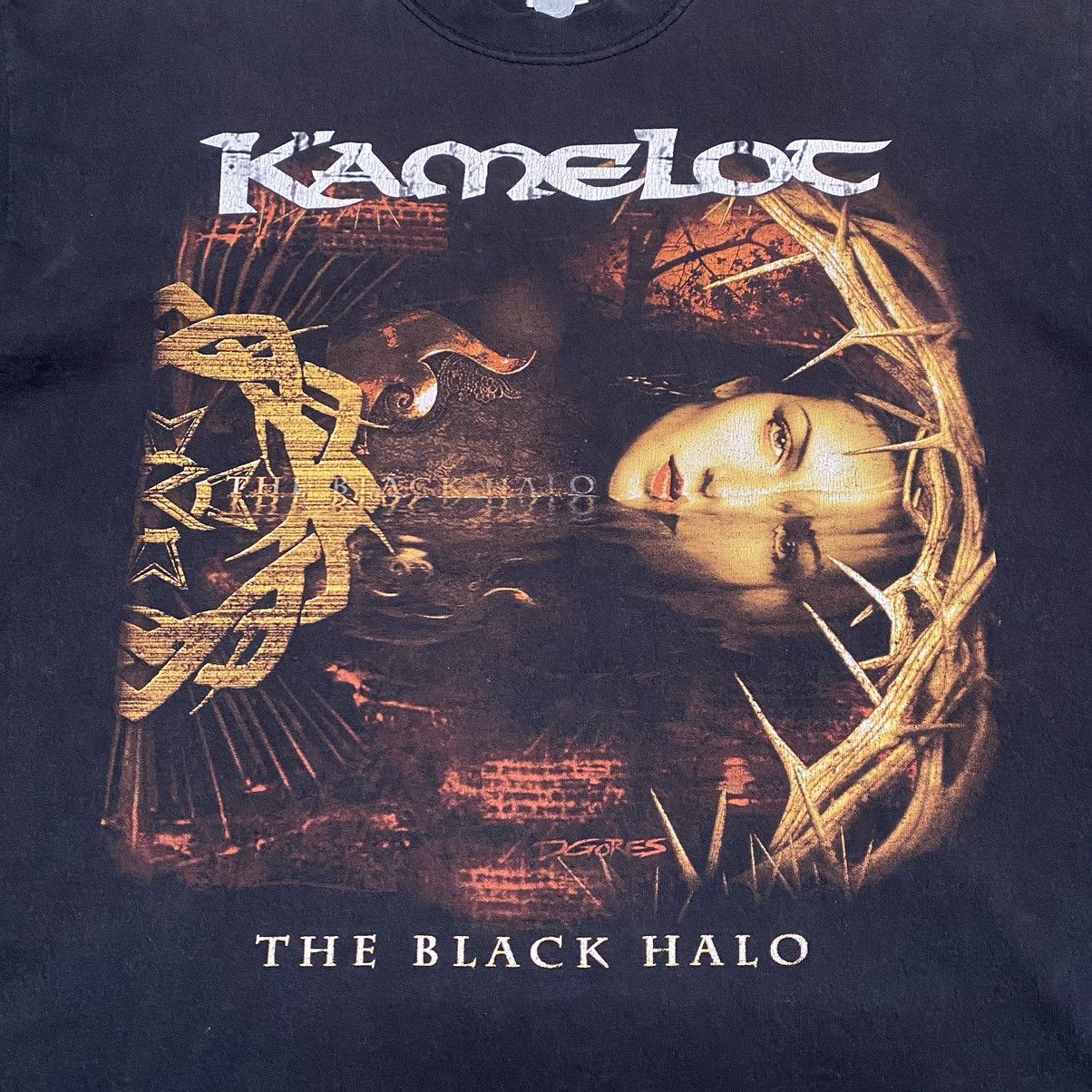 Band Tees KAMELOT BAND THE BLACK HALO 2005 ALBUM PROMO T SHIRT Size US L / EU 52-54 / 3 - 6 Thumbnail