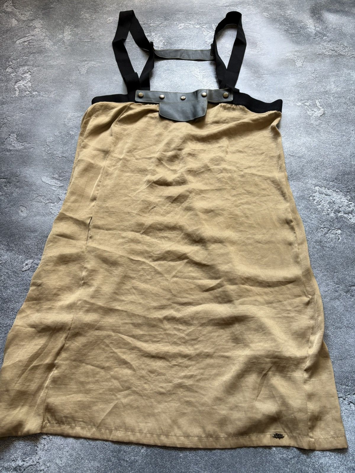 Cop Copine Vintage 00s Cop Copine Y2K Leather Trim Harness Dress Size M / US 6-8 / IT 42-44 - 2 Thumbnail