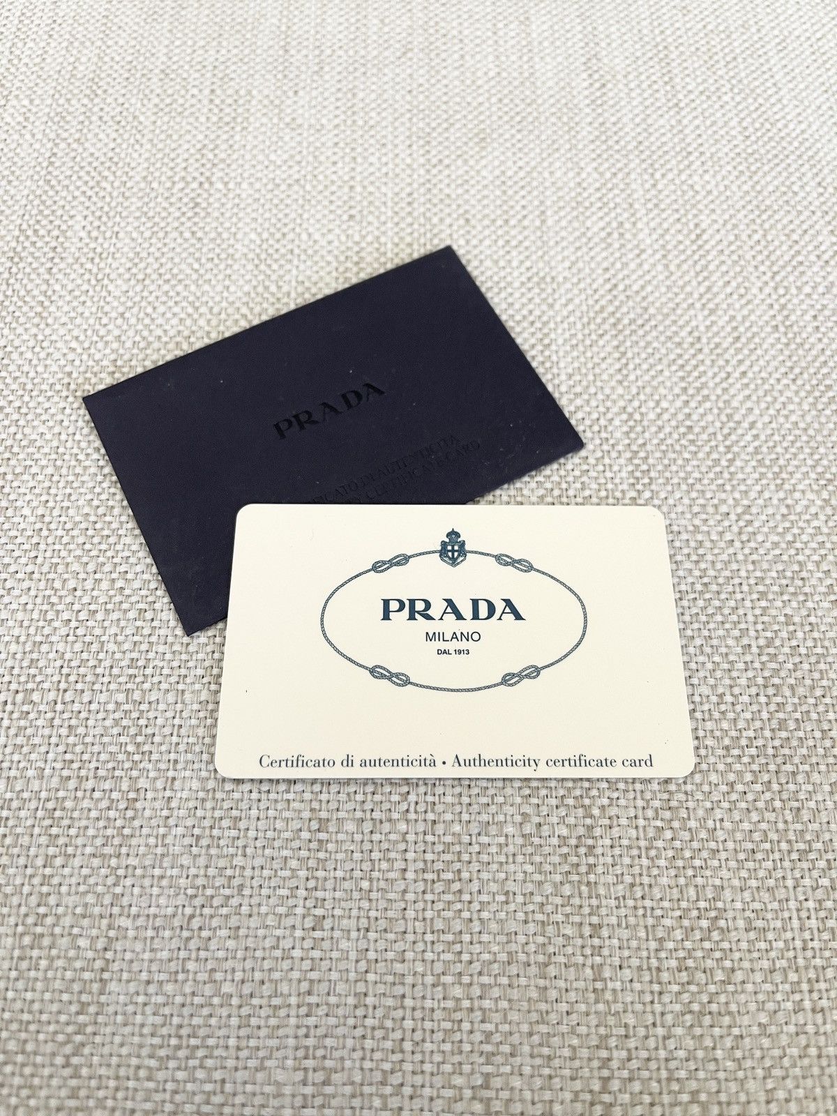 Prada STEAL! 2000s Prada Authenticity Certificate Size ONE SIZE - 1 Thumbnail