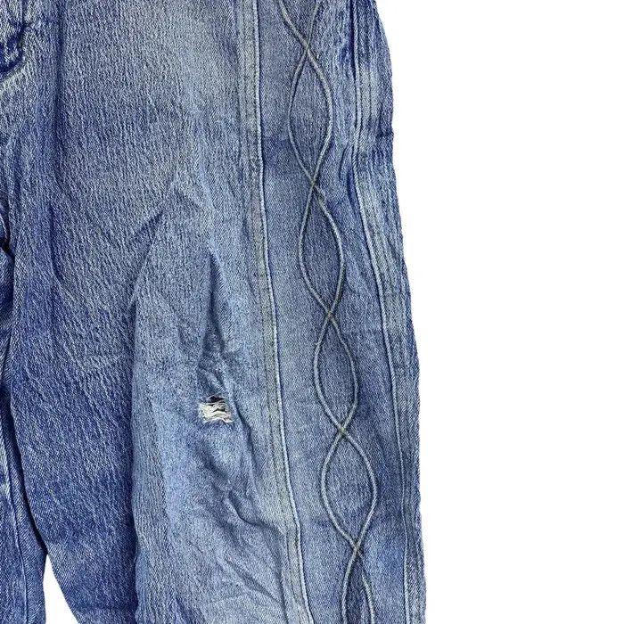 Japanese Brand Vtg JAPANESE DENIM ART Indigo Distress Season Jeans Pant Size 28" / US 6 / IT 42 - 5 Thumbnail