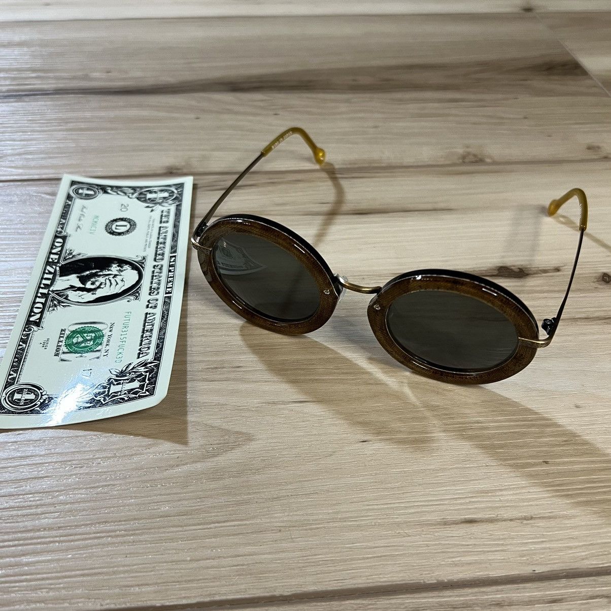 Japanese Brand × Kapital Kapital Sunglasses Circle Frame Brown Japan Size ONE SIZE - 2 Thumbnail
