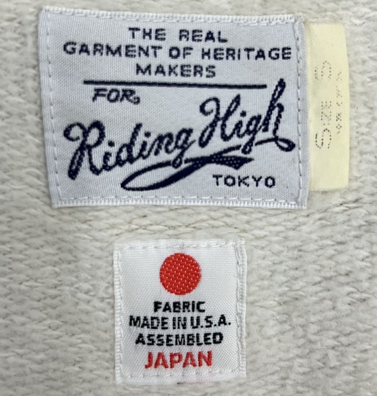 Japanese Brand × RIDING HIGH × Vintage VINTAGE RIDING HIGH TOKYO MADE IN JAPAN SWEATSHIRT Size US S / EU 44-46 / 1 - 8 Thumbnail