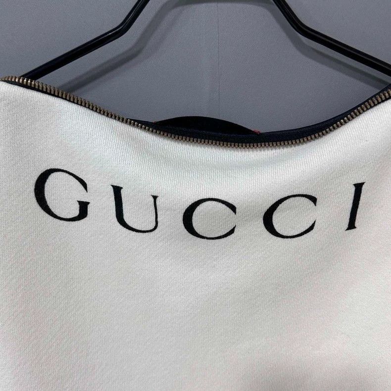 Gucci Beige Stylish ZipFront Sweatshirt by Gucci-2505 Size XS / US 0-2 / IT 36-38 - 5 Thumbnail