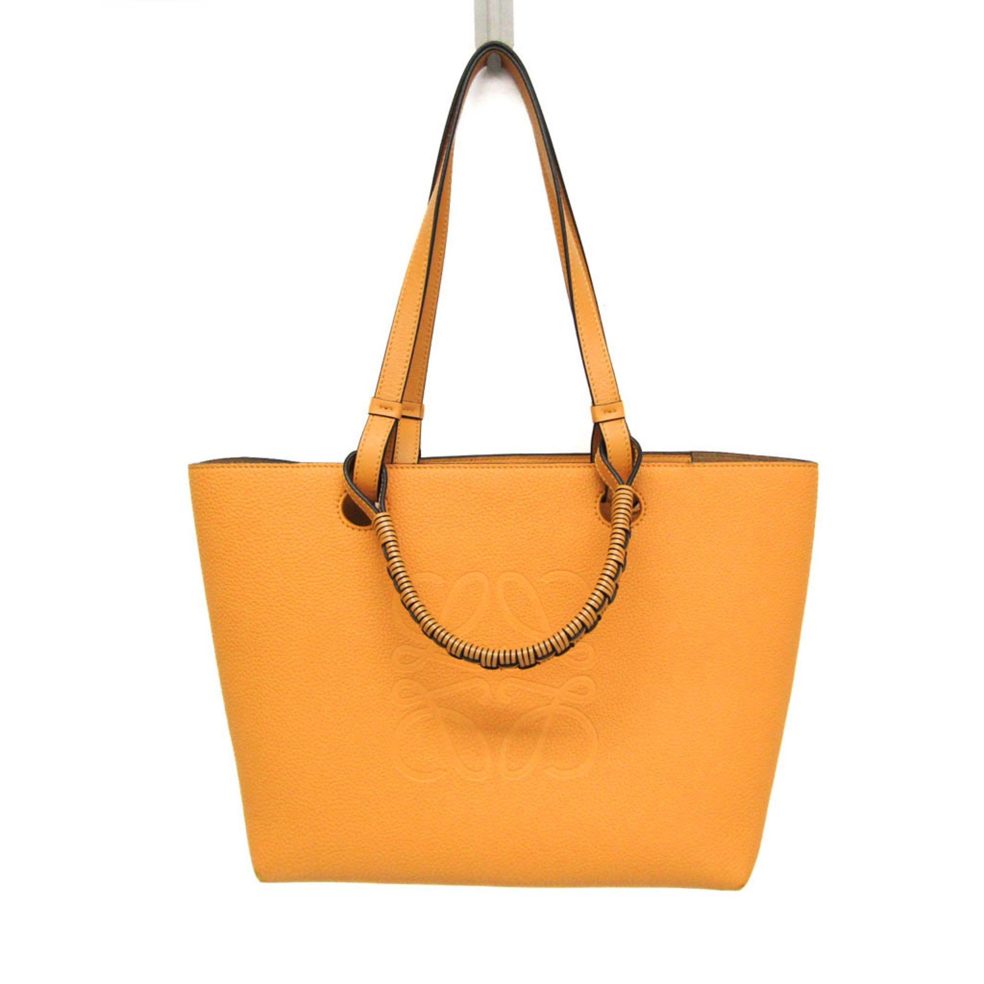 Loewe Loewe Anagram Tote A717S72X03 Women's Leather Handbag,Tote Bag Yellow Size ONE SIZE - 1 Thumbnail