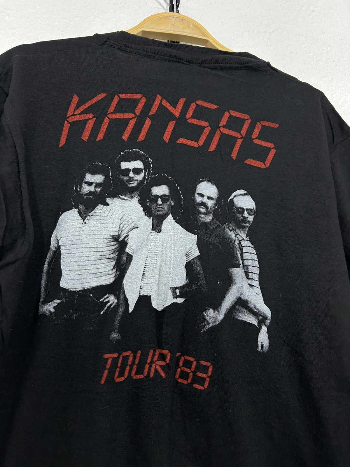 Band Tees × Vintage 1983 Kansas Drastic Measures Size US L / EU 52-54 / 3 - 4 Thumbnail