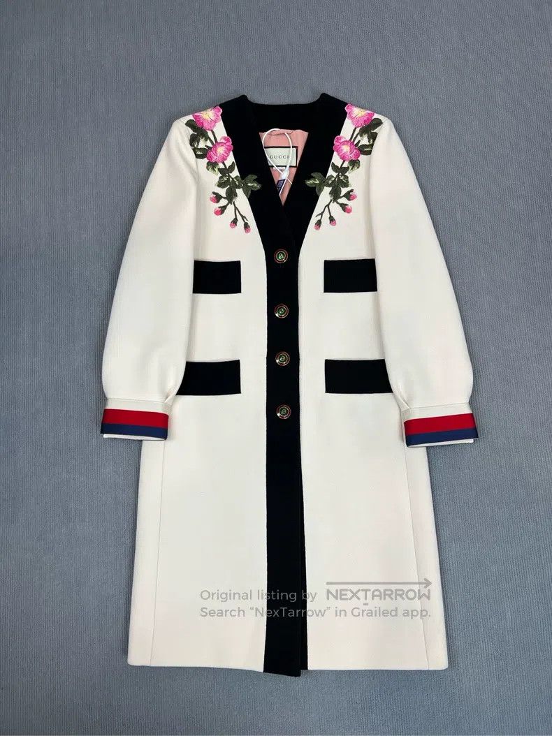 Gucci Gucci Embroidered coat Size XS / US 0-2 / IT 36-38 - 2 Thumbnail