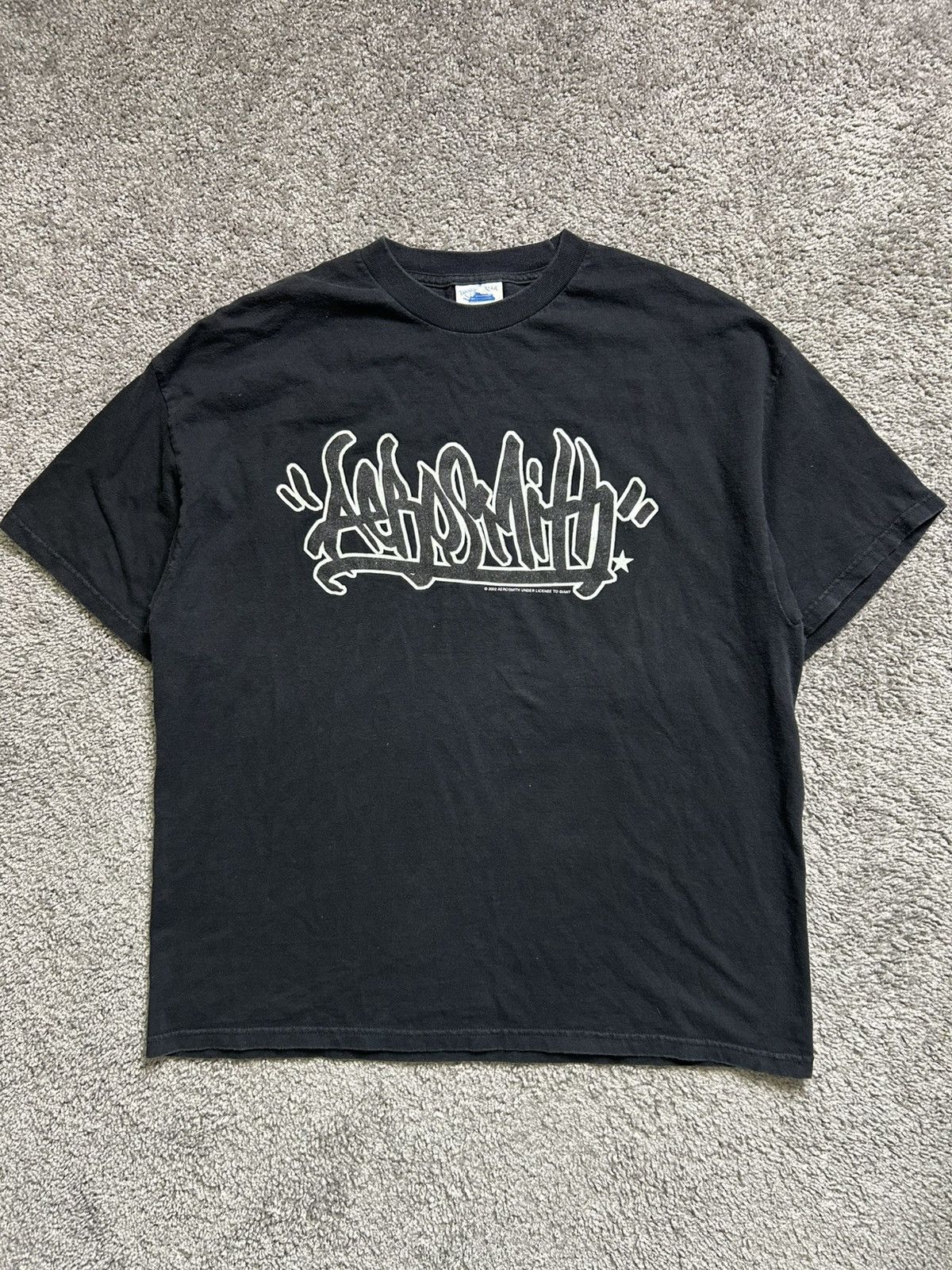 Band Tees Vintage Y2K Aerosmith Glitter Band Tour Tee 2002 Tennessee Size US XL / EU 56 / 4 - 1 Thumbnail