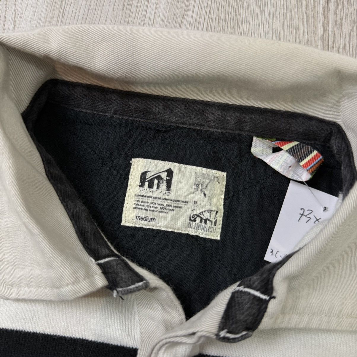 Japanese Brand Graphix supply eagle japan rugby poloshirt stripe Size US L / EU 52-54 / 3 - 5 Thumbnail