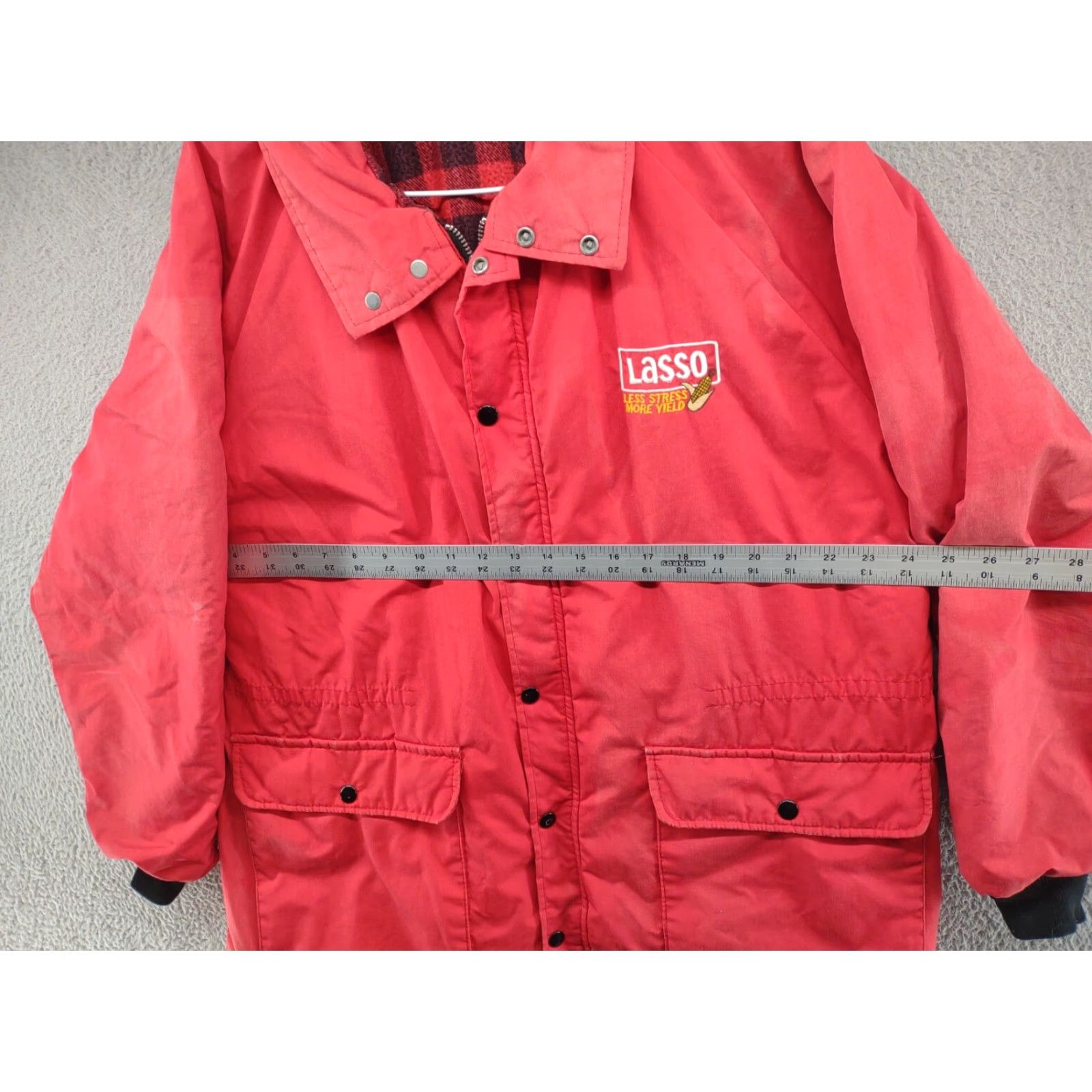 Vintage VINTAGE Swingster Jacket Main Selling Point Lasso Seed Plaid Full Zip Men SZ L USA Farm Size US L / EU 52-54 / 3 - 4 Thumbnail