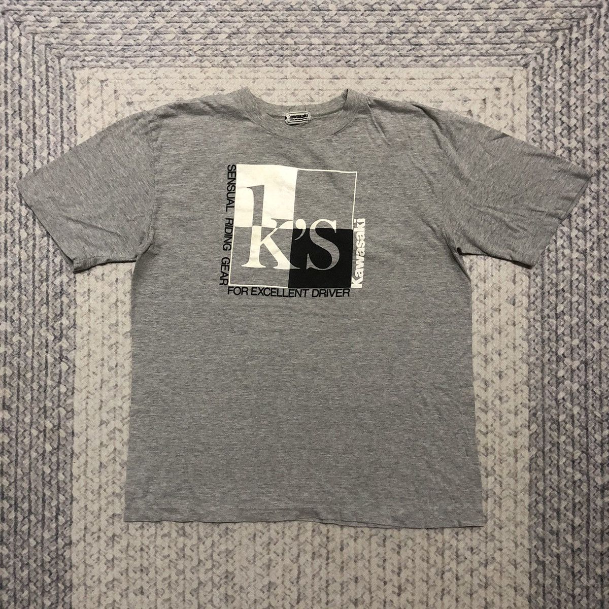 Japanese Brand × Vintage Rare Vintage 90s K’s by Kawasaki Motorcycle Tees Size US S / EU 44-46 / 1 - 1 Thumbnail