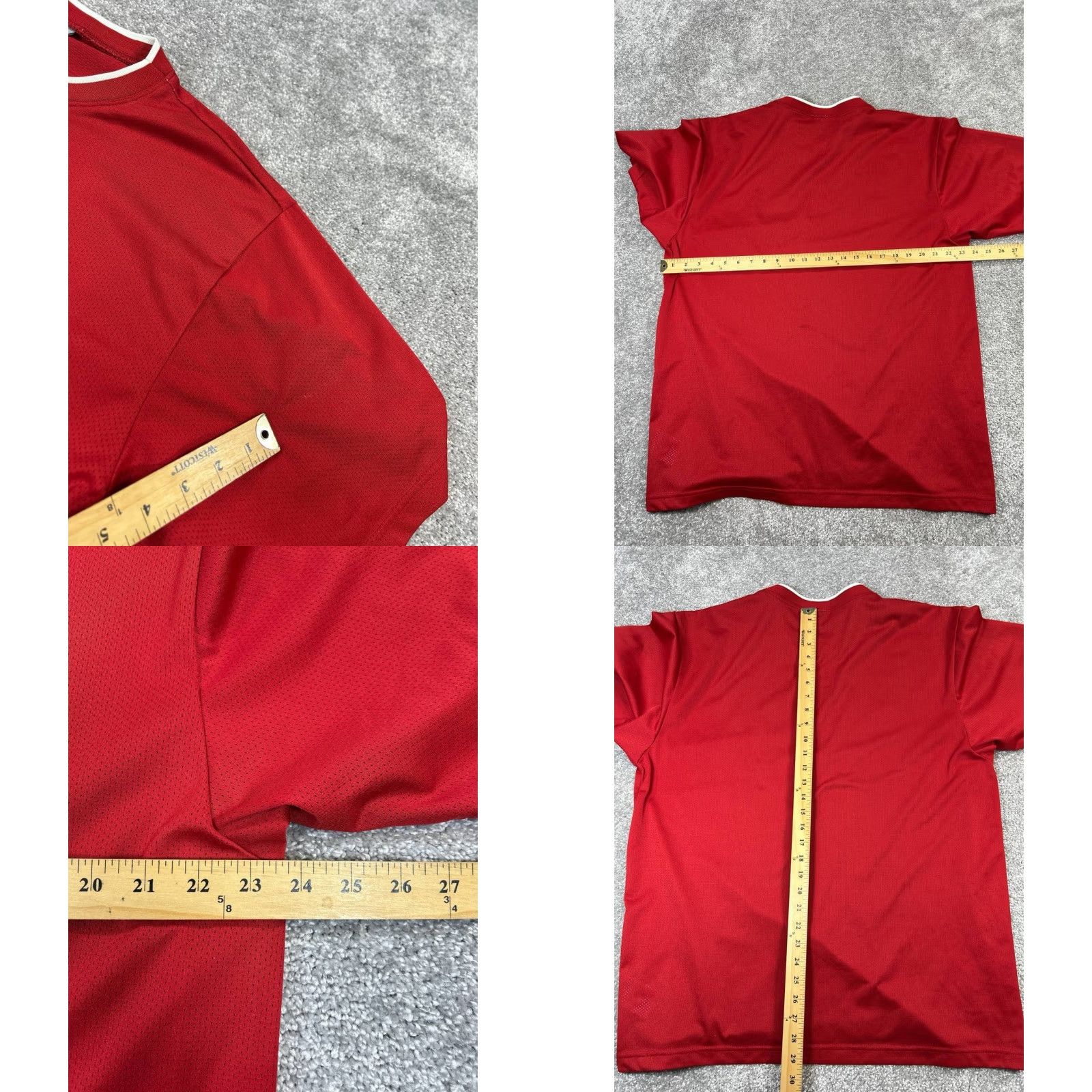 Nike VINTAGE Nike Shirt Mens Xl Red Y2k Running Pullover Size US XL / EU 56 / 4 - 8 Thumbnail