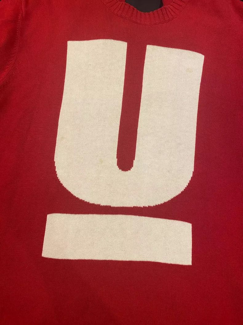 Undercover Undercover China Red Christmas Red Cashmere Sweater Size US XL / EU 56 / 4 - 4 Thumbnail